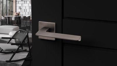 Simple Fashion Furniture Door Hardware Aluminum Alloy Door Lock Lever Handle