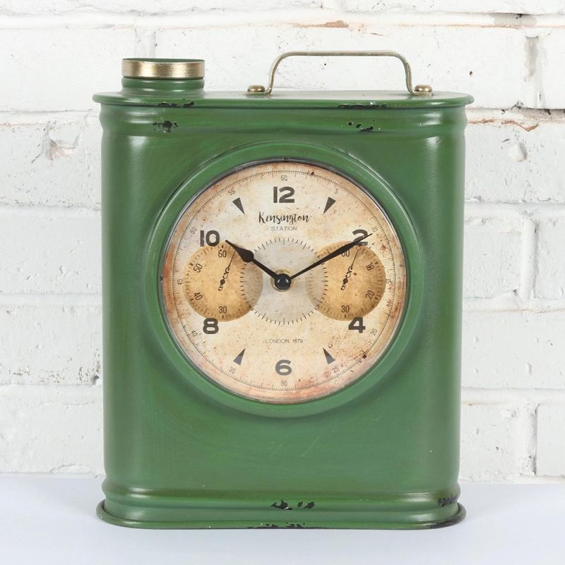 Oil Drum Shape Table Clock for Home Decor, Leader & Unique Table Clock, Promotional Gift Clock, Desk Clock, Mantel Clock