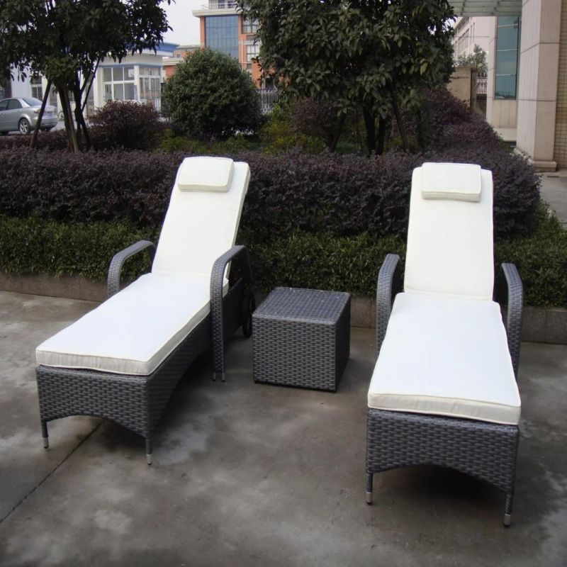 Outdoor Furniture Garden Swimming Pool Rattan Lounge Chair