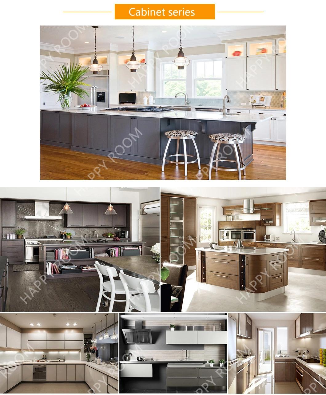 Modern Affordable Style Aluminium Aluminum Wooden Grain Kitchen and Durable Furniture Various Design Kitchen Cabinets