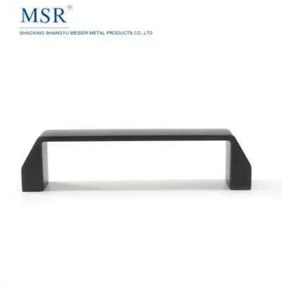 Die-Cast 180 Aluminum Cabinet Handles Black Handles for Aluminium Extrusion Profile