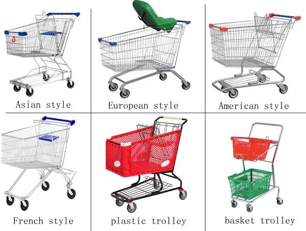 European Style Round Shopping Trolley