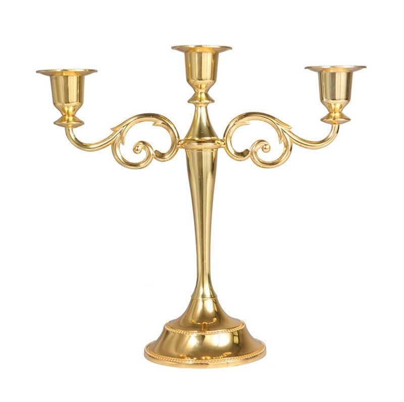 OEM/ODM Retro Metal Iron Candlestick for Home Decoration Table Art Candle Holder