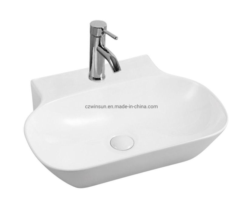 European Style Bathroom Water Sink Sanitary Items Ceramic Art Basin