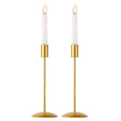 Nordic Creative Candlelight Dinner Metal Romantic Home Candlestick Christmas Ornaments