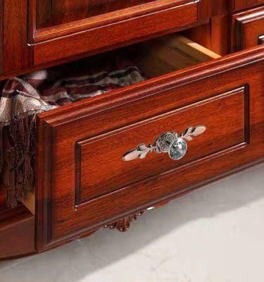 European Fashion Crystal Glass Handle and Knobs for Furniture