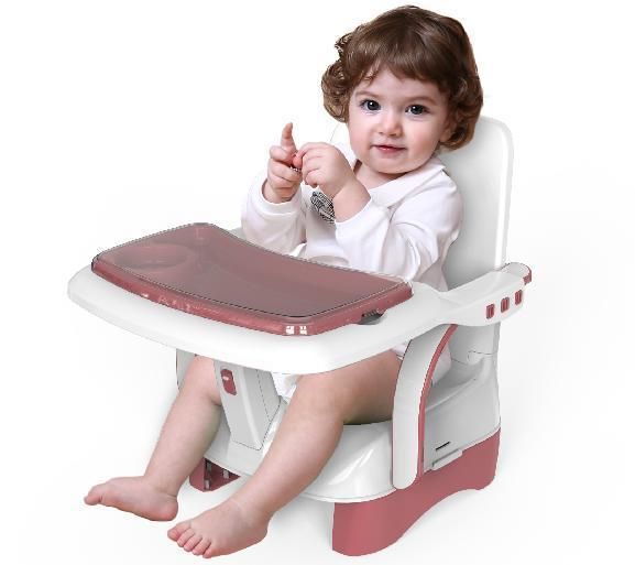Supplier Hot Sale Children′s Plastic Dining Chair Booster Seat for Restaurant Non-Slip Booster Chair