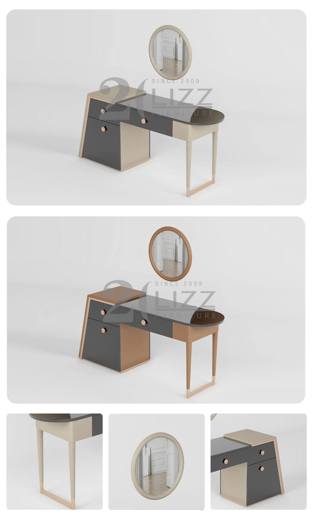 Modern European Design High Quality Home Furniture Bedroom Excellent Dresser with Mirror