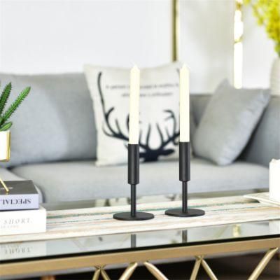 Home Candlestick Ornaments Aromatherapy Rod Wax Seat Metal Iron Texture Decoration