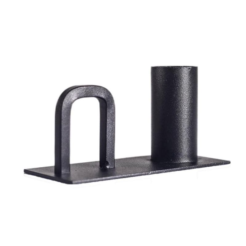 Metal Candle Cup Holder Decoration Iron Black Romantic Candle Stand