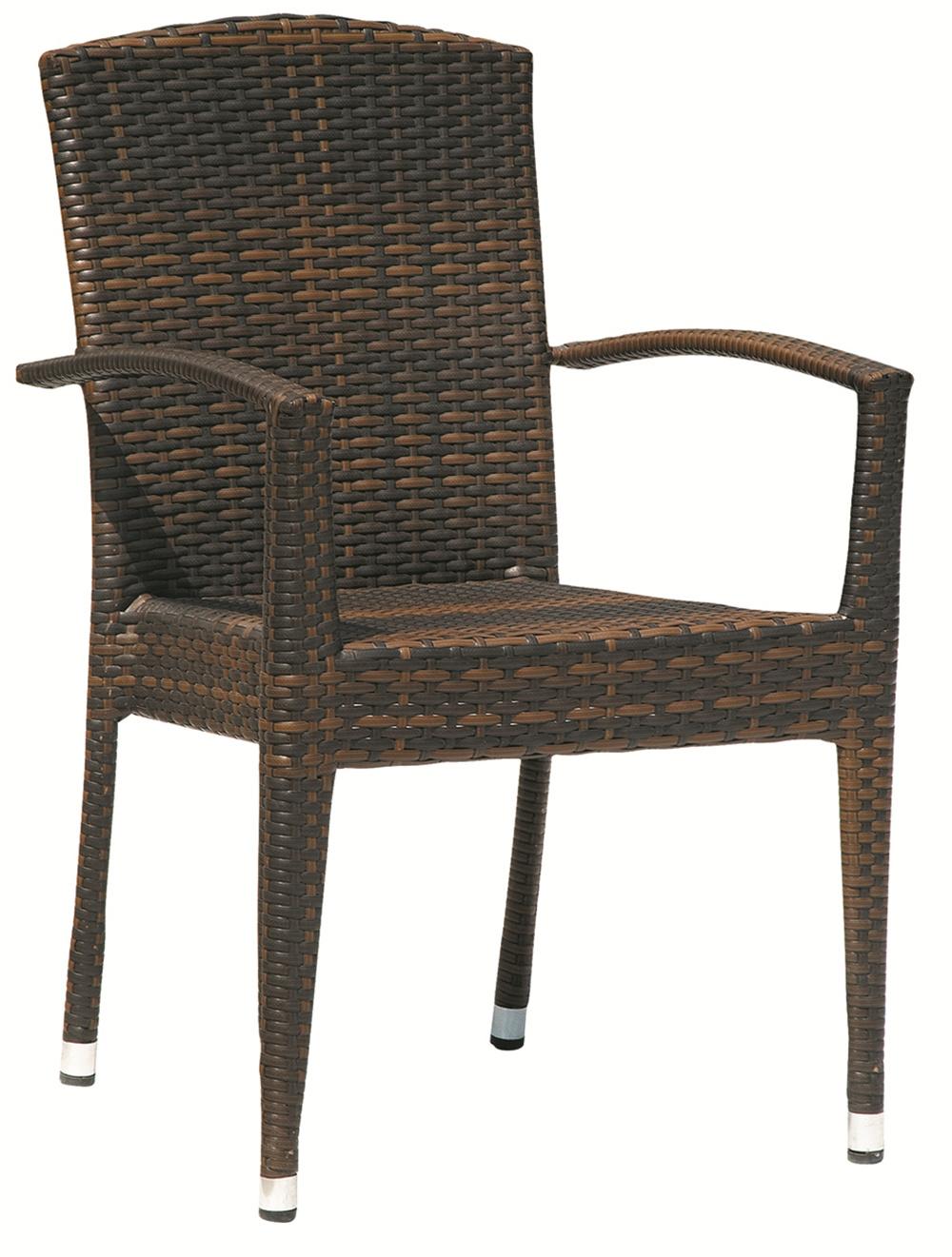 Antique Design European Style Garen Wicker Aluminum Acapulco Chair