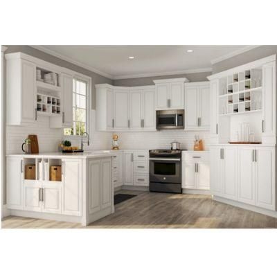 Home Furniture Solid Wood Kitchen Cabinet White Cabinet Kitchen