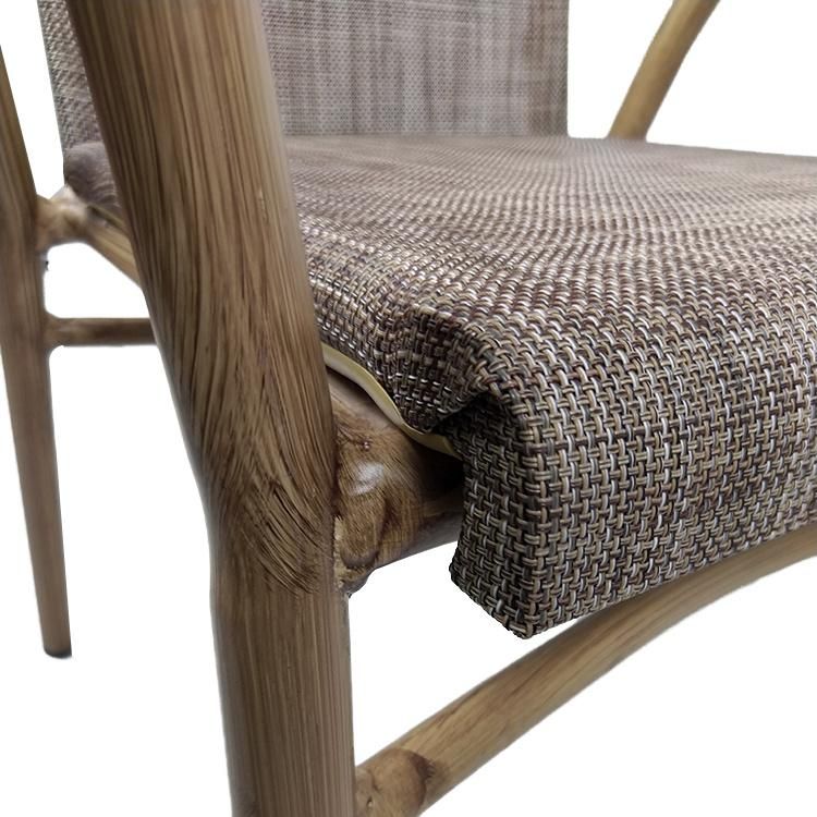 Wholesale Cheap Restaurant Used Restaurant Waterproof Quick Dry Textilene Bar Outdoor Chair