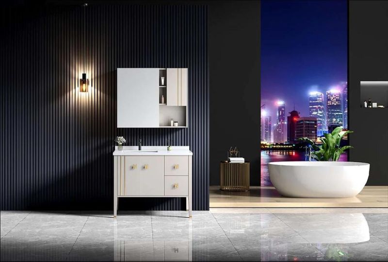 European Style Classic Cabinet Contemporary Bathroom Vanity