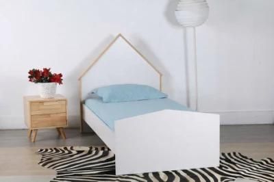 European Solid Wood House Shape Canbin Bed for Toddler
