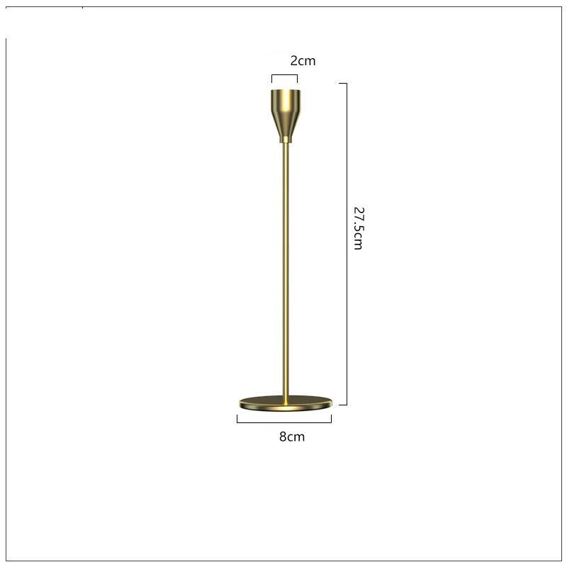 Holders Metal Cylinder Glass Wedding Gold Vase Decoration High Candlesticks Black Candlestick Colour Tall Candle Holder