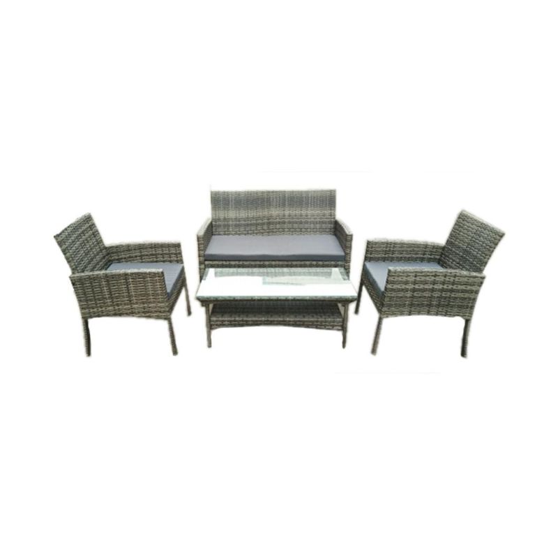 4 Piece Patio Garden Outdoor Sofa Set