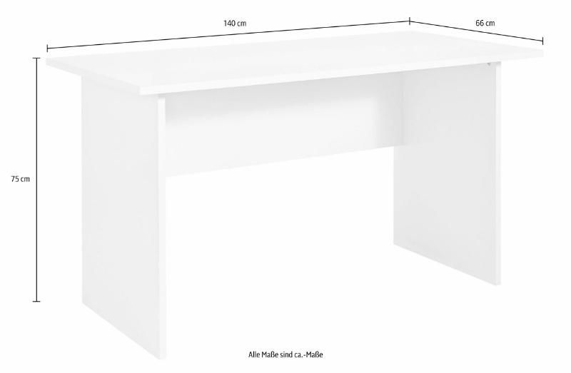 European White Wood Computer Desk/Computer Table for Living Room