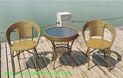 Leisure Balcony Tea Table Garden Teng Chair PE Wicker Chair Combination Three or Five Set