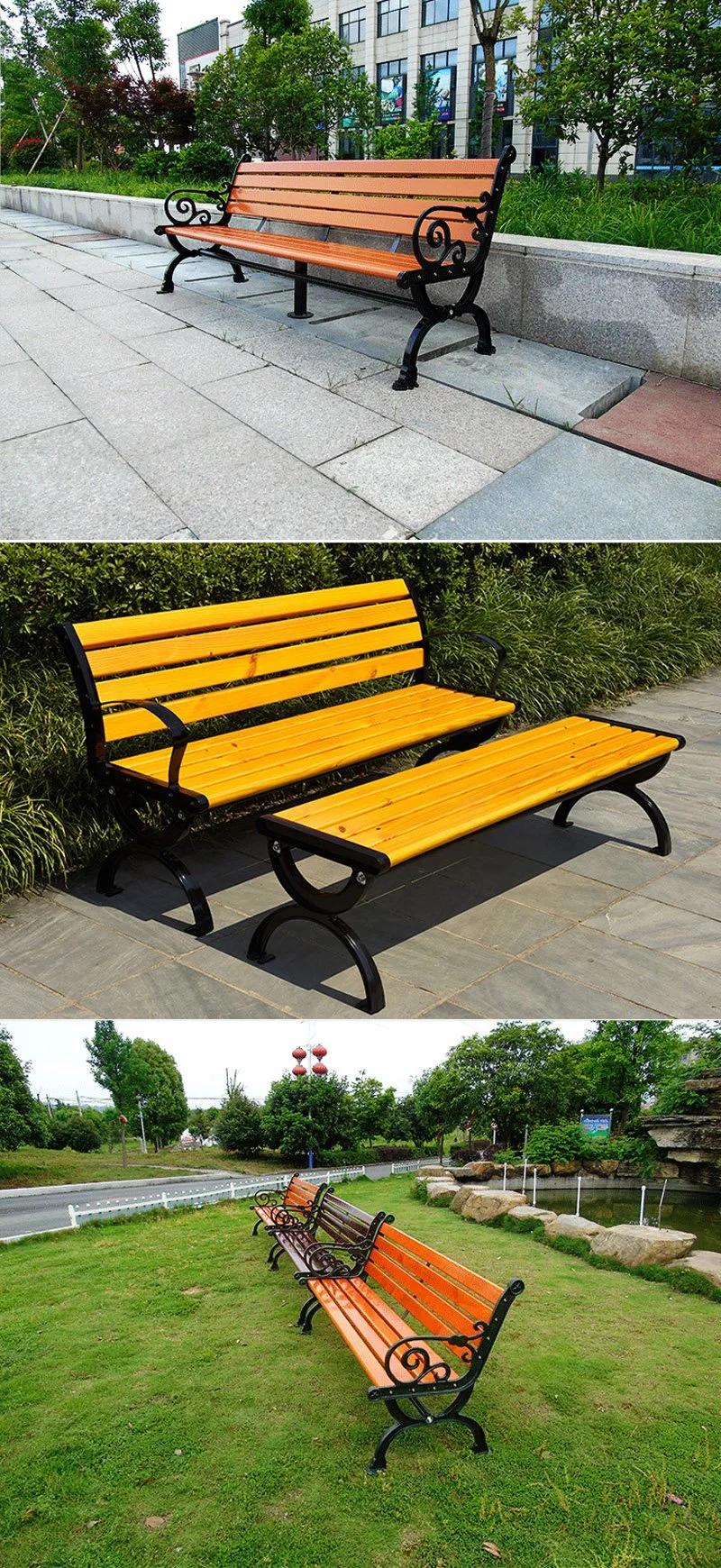WPC Garden Bench for Outdoor Park, Garden Chair for Outdoor Park