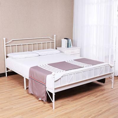 Full Kd Tube Cheap Metal Bed Iron Twin Bed for Kids
