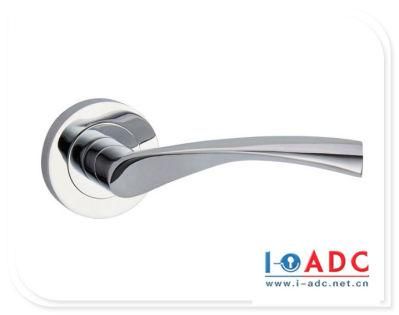 High Quality Furniture Hardware Accessories Solid Door Handle on Rose