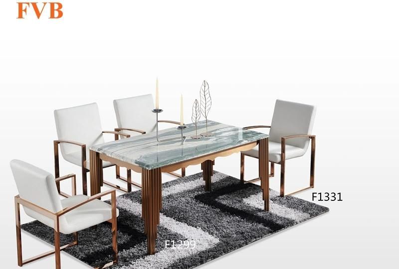 Popular UK Style Dining Chair and Table Set for Home Furniture Dining Room