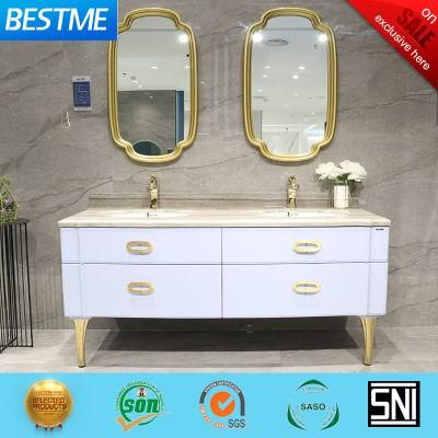 High-End Luxury European Style Solid Wood Beautiful Bathroom Cabinet (by-X7208-150)