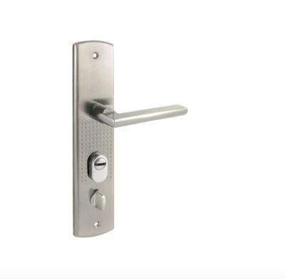 Middle Size Doorlock Zinc Alloy Handle on Iron Plate Handle Lock Door Lock Door Handle Lock Set