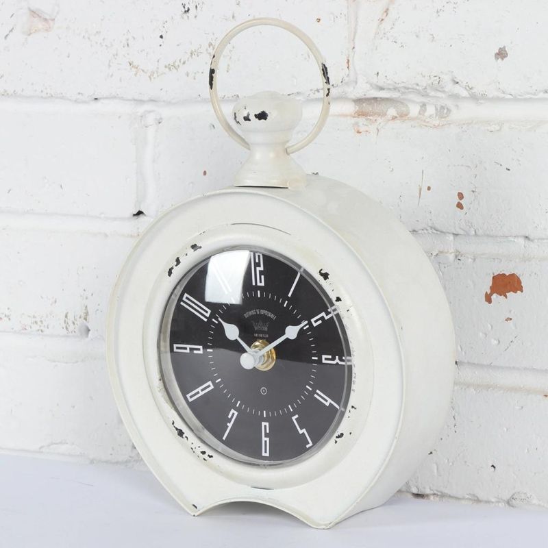 Originality Table Clock with Metal, Leader & Unique Desk Clock for Home Decor, Promotional Gift Mantel Clock