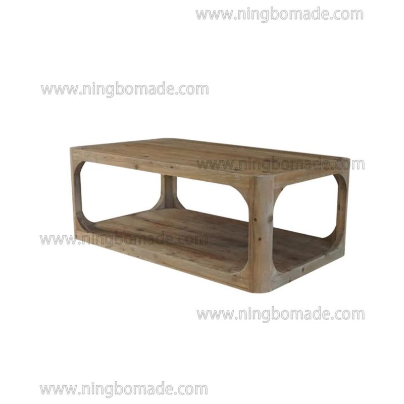 French Classic Provincial Vintage Furniture Antique Nature Reclaimed Fir Wood Coffee Table