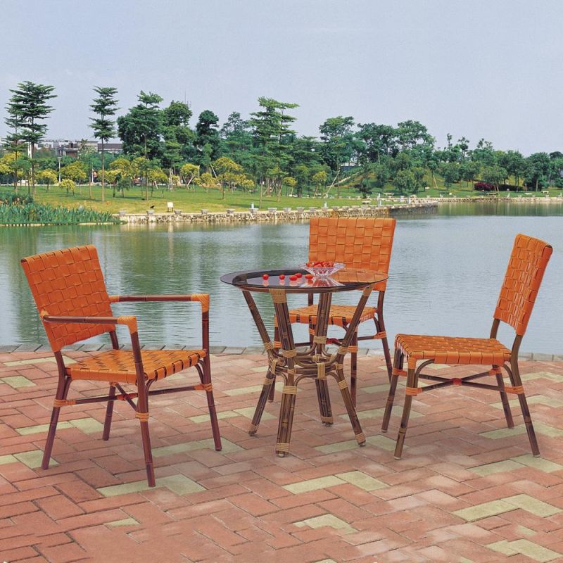 Outdoor Leisure Chair Two Seating Coffee Shop Furniture