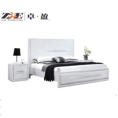 Teenage Double Size High Glossy Bedroom Furniture Bed