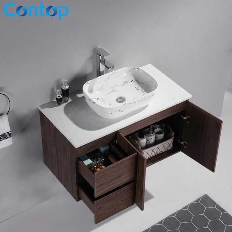 China Wholesale Selling Well Wooden Cabinet Vanity for Bathroom Use
