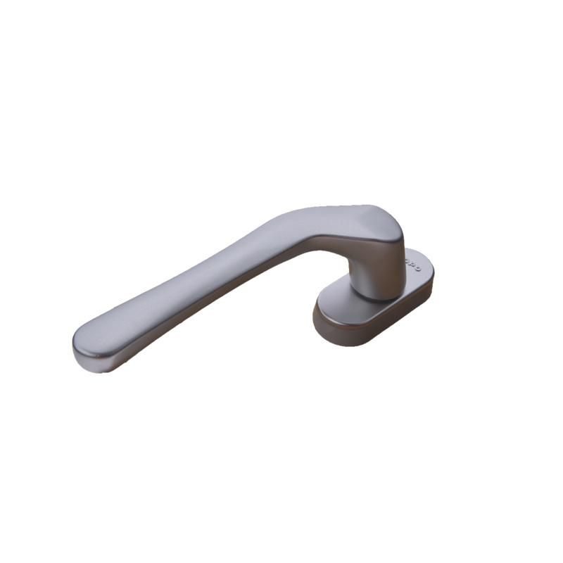 Anodized Silver Square Spindle Door Handle