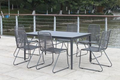 European 8 Seater Outdoor Table Patio Dining Set for 6