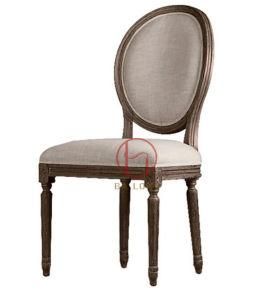 Europe Antique Wood Coffee Shop Furniture Dining Chair