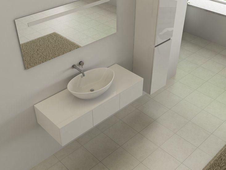 New European Luxury Melamine Bathroom Vanity Vanities with Mirror