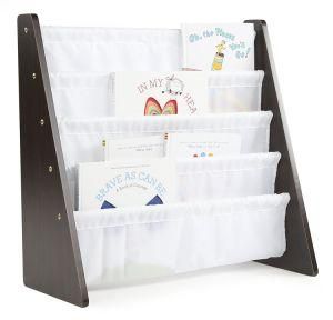 Kids Bookcase Furniture with Nylon Fabric Carrier for Books