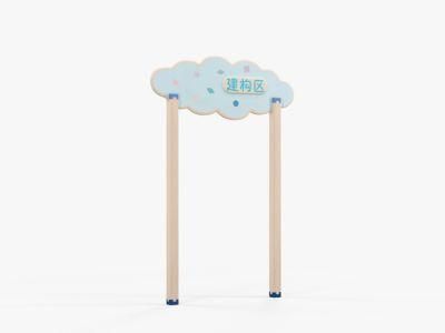 Durable Fashionable Kindergarten Furniture Wooden Kids Functional Areas Entrance Cabinets