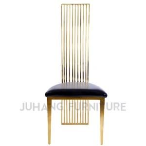 European Style High Back Stainless Steel Dining Chair (HM-K037)