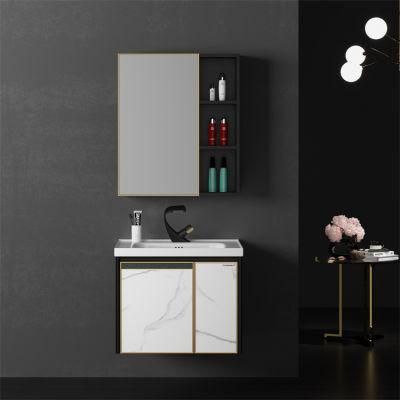 European Style Modern Simple Durable Aaluminum Bathroom Cabinet 60mm with Mirror Ark
