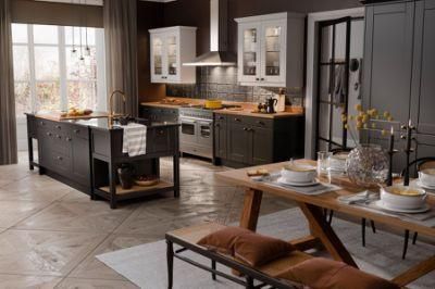 One-Stop Solution Service Luxury Modern European Laminate Kitchen Furniture Cabinets