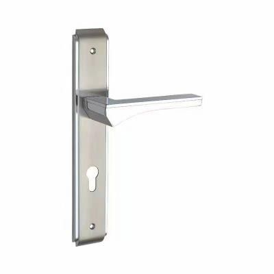 Wholesale Classical Zinc Alloy Door Handle with Plate, Interior Door Handle, Door Handle on Plate
