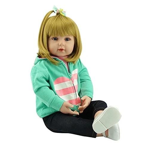 Bebe Reborn Doll 48cm Baby Girl Dolls Soft Silicone Boneca Reborn Brinquedos Bonecas Children′s Day Gifts Toys Bed Time Plamates