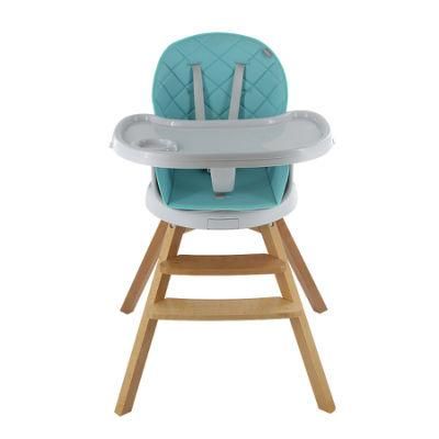 Modern Fashion Solid Wood Baby Kids Children Dinning High Chair