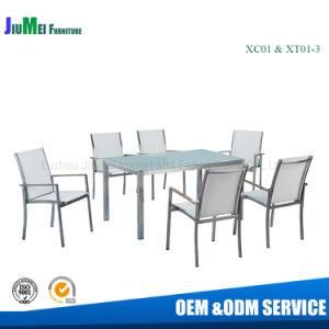 Stainless Steel Table and Stackable Chair Stainless Steel Furniture (XC01 &amp; XT01-3)