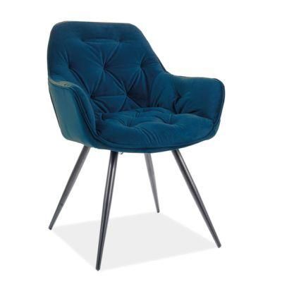 European Design Dining Room Furniture Ergonomic Velvet Leg Dining Chair