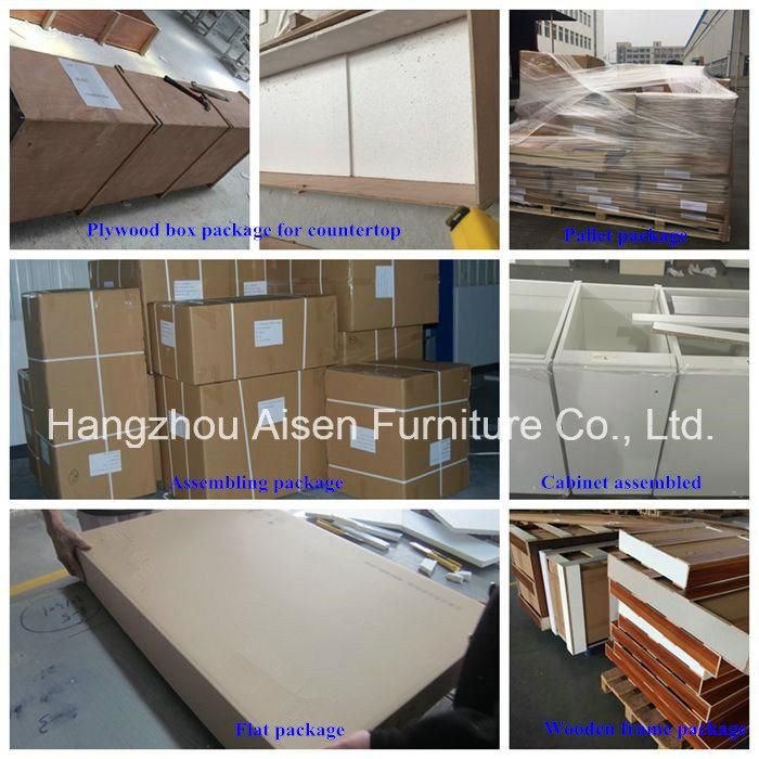 Suitable for Apartment Project PVC Membrane Cheap Kitchen Cabinet