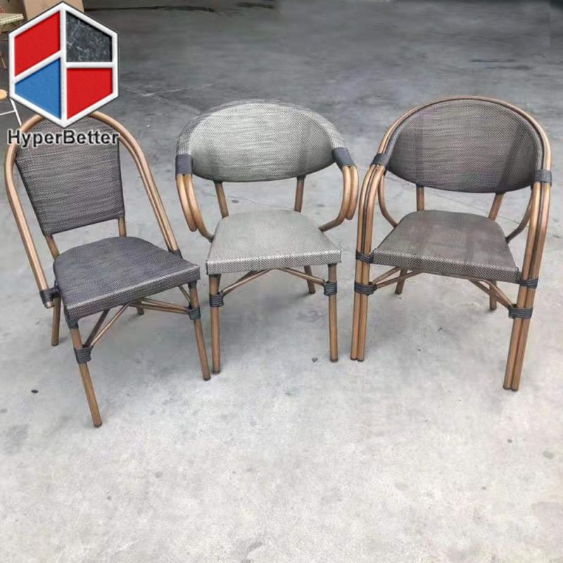 PE Rattan Table with Glass Table Top Garden Table